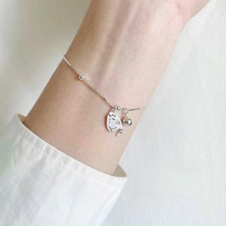 Lắc tay chuông mèo bụng bự cute