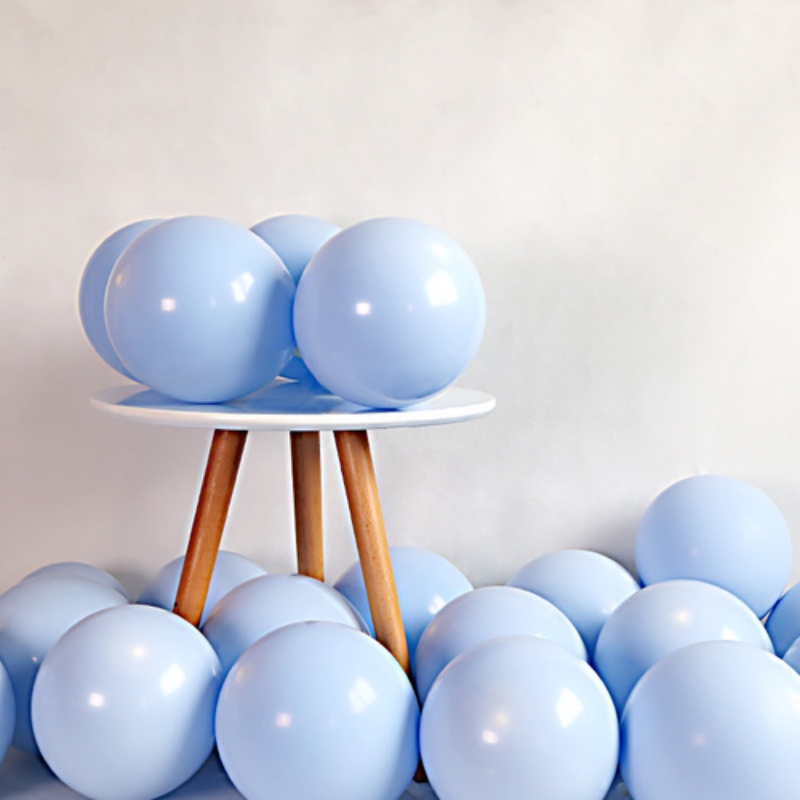 Set 100 Bong Bóng Cao Su 10 inch Màu Sắc Tươi Tắn Trang Trí Tiệc