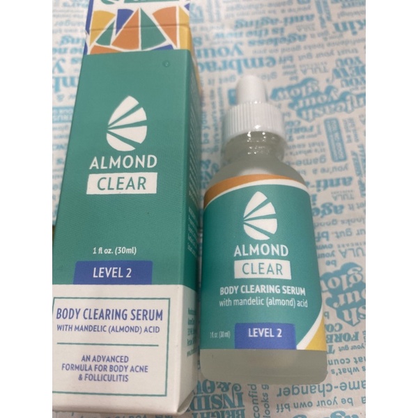 SERUM giảm MỤN, VIÊM NANG LÔNG ALMOND CLEAR BODY CLEARING SERUM - LEVEL 2, 30ml
