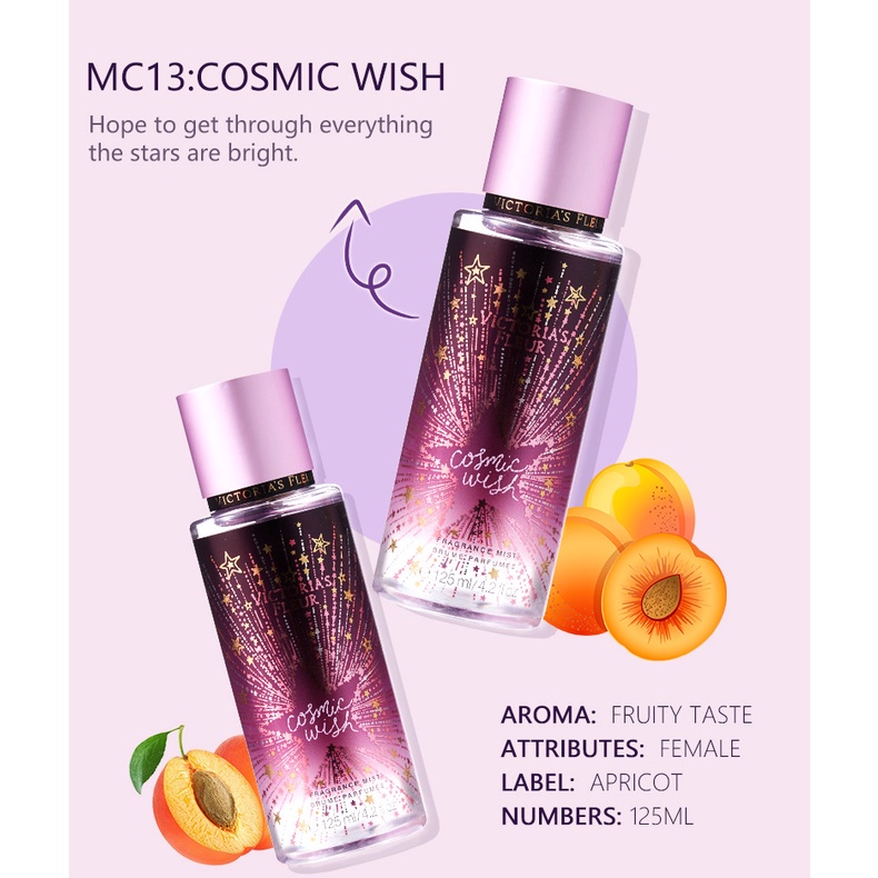 Xịt thơm body mist VICTORIA, Nước hoa toàn thân hương thơm nhẹ nhàng 125ml | BigBuy360 - bigbuy360.vn