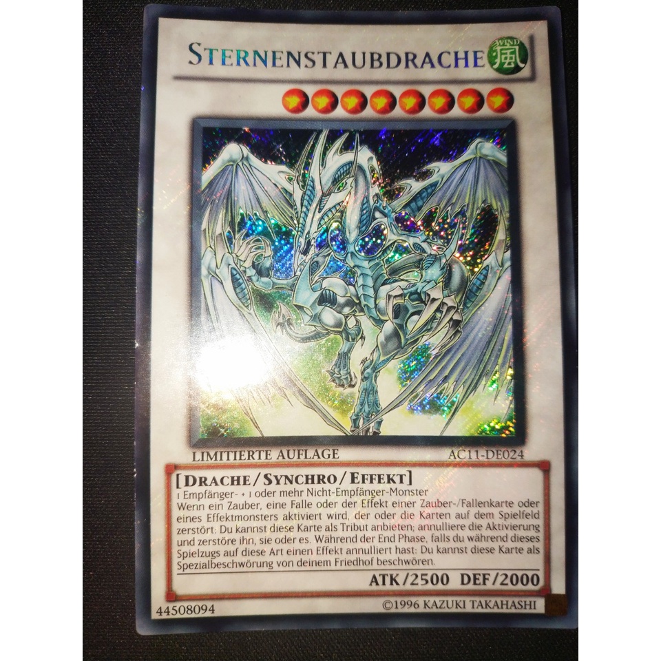 Thẻ bài Yugioh - TCG (DE) - Sternenstaubdrache / AC11-DE024'