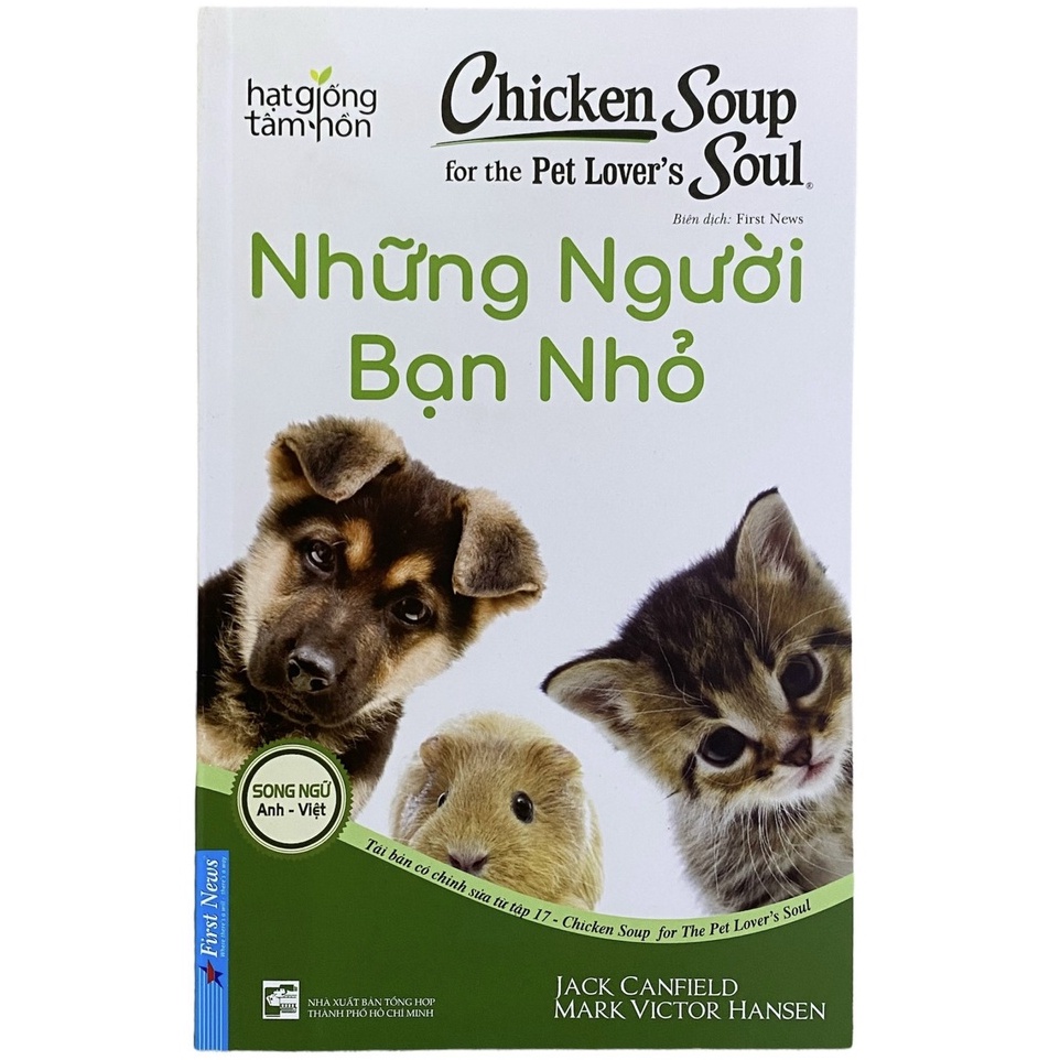 Sách - Combo Nhân Duyên ... Mèo Định + Chicken Soup For Pet Lover’S Soul 17 Những Người Bạn Nhỏ - First News