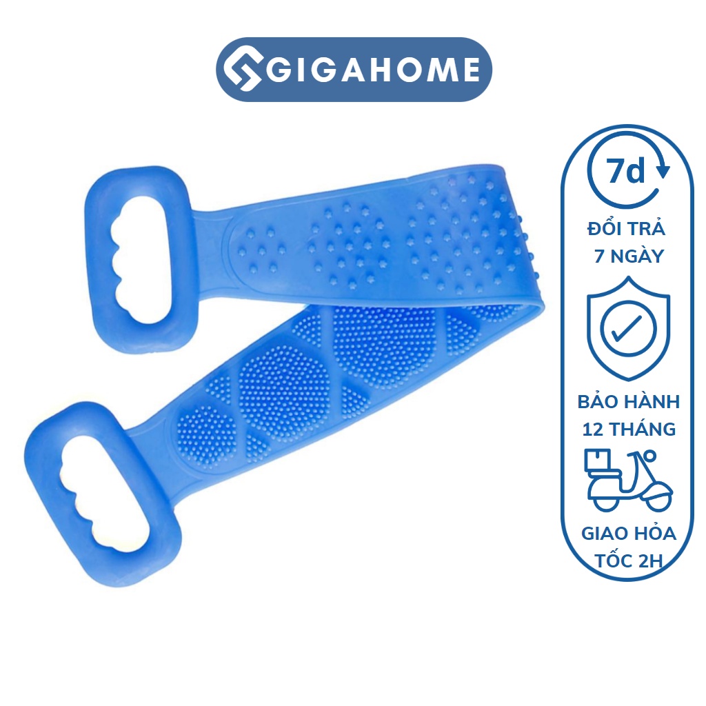 Dây Tắm Chà Lưng 2 Mặt GIGAHOME Bằng Silicone Massage Và Tẩy Tế Bào Chết 9269