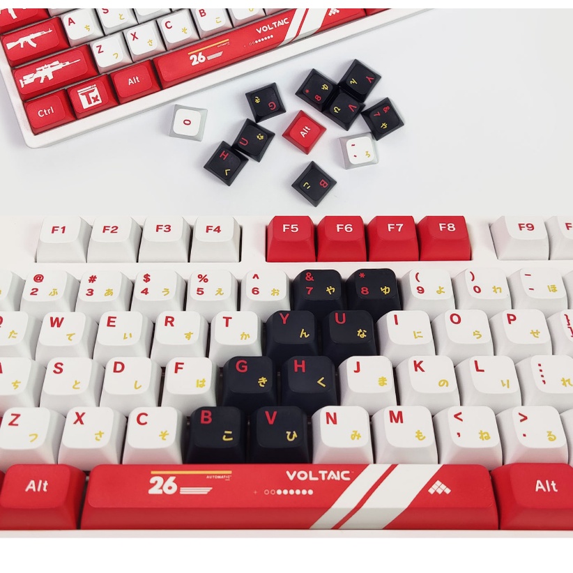 137 Phím Bloodsport Keycaps XDA Profile anime PBT Dye Sub Bàn phím cơ học Keycap