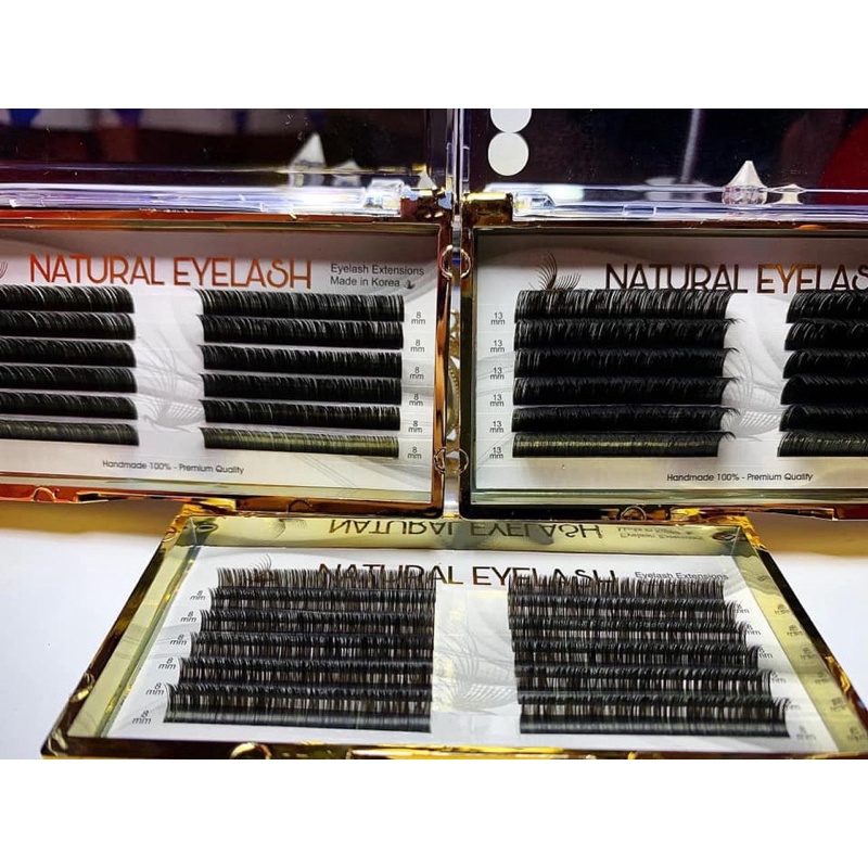 Mi Lông Thật  - Sợi Mi Đen Tự Nhiên - Không Bóng - Tự Nhiên 100%