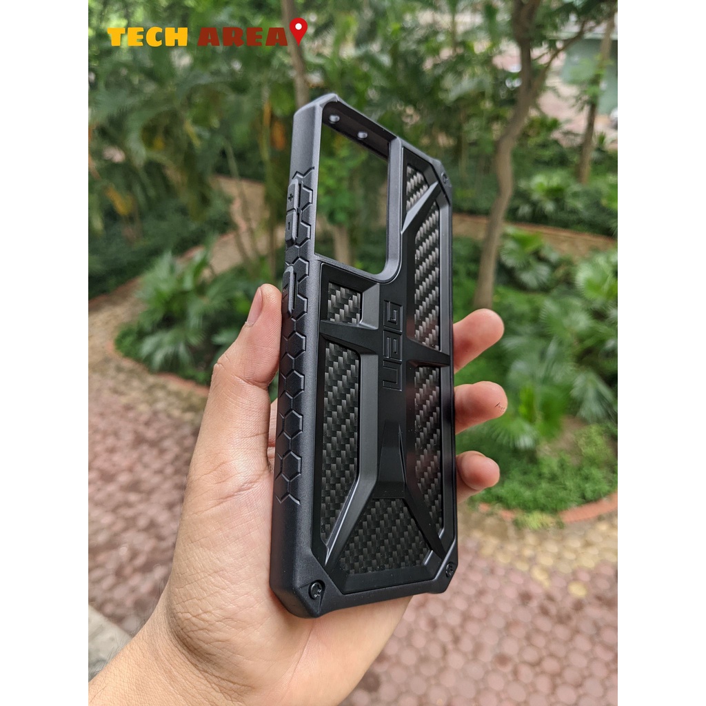 Ốp UAG Monarch Carbon/Plasma ice cho Samsung galaxy S21 Ultra