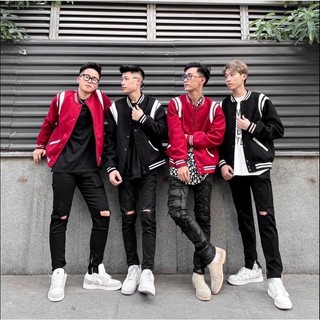 Áo khoác Bomber Jacket Teddy Saint Laurent cao cấp áo khoác nam nữ cao cấp