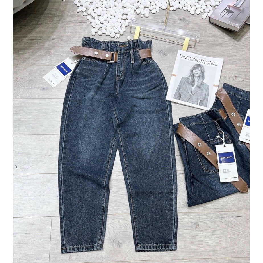 Quần bò jean nữ kiểu dáng Baggi  Hàng Quảng Châu cao cấp