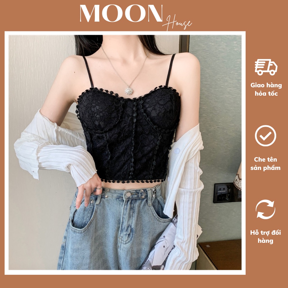 Áo lót nữ, Áo bra ren viền chấm bi dáng cúp ngực gợi cảm
