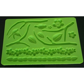 Khuôn Silicon Cành Lá Hoa Mai