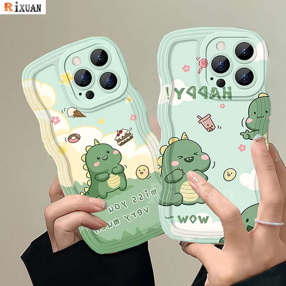 Ốp Điện Thoại TPU Mềm Hình Khủng Long Cho Redmi Note 11 Pro Redmi 10A 10C 9C 9A 10 9T 9 Note8 Note 10 10s Note9 Note11s Poco X3 NFC M3