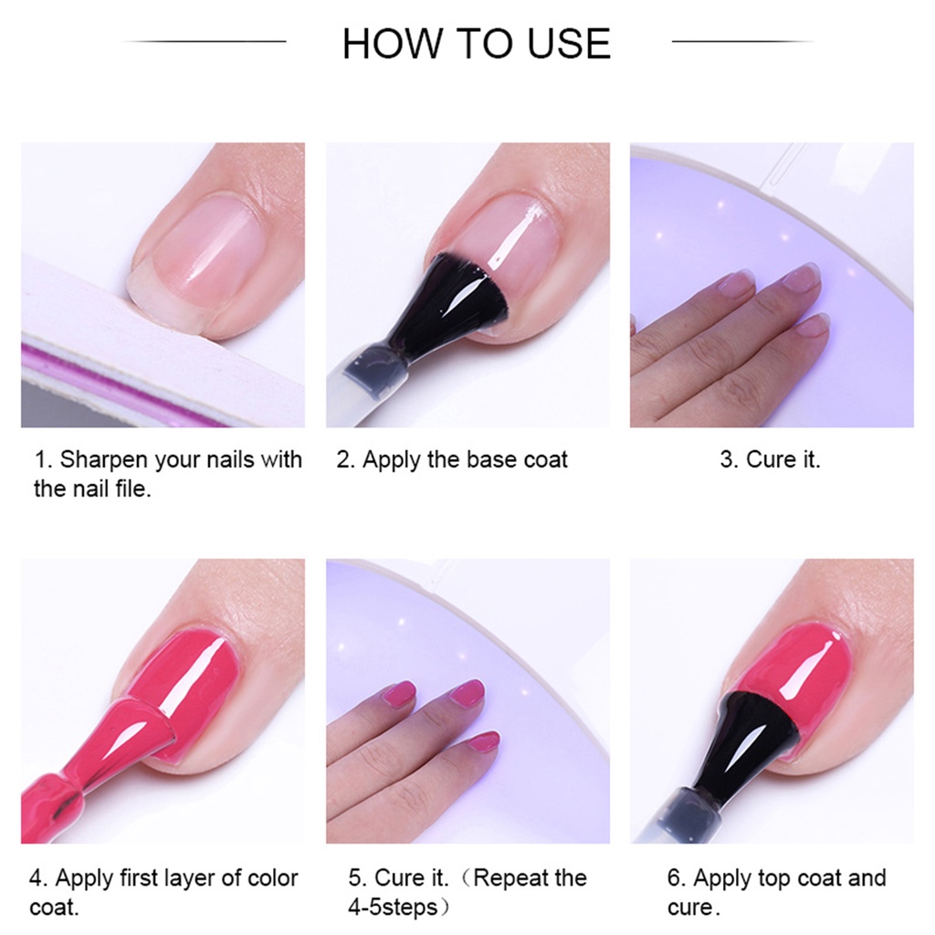 Sơn Móng Tay Gel UV Nhanh Khô Lâu Trôi Dành Cho Nữ