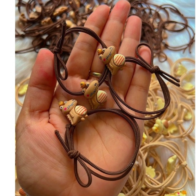 ( cá xấu random màu hoặc chọn ở tin nhắn ) 1 chiếc Dây Cột Tóc Cao Su Co Giãn Phong Cách Hàn Quốc