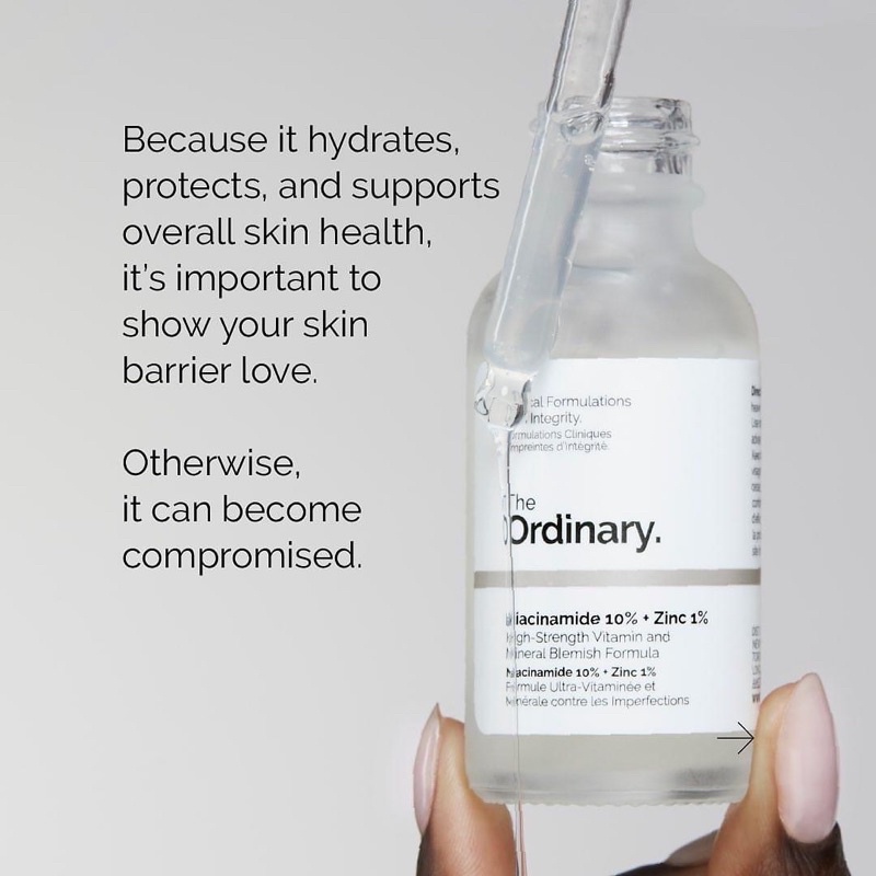 Tinh chất The Ordinary Niacinamide 10% + Zinc 1% - Giảm mụn thâm