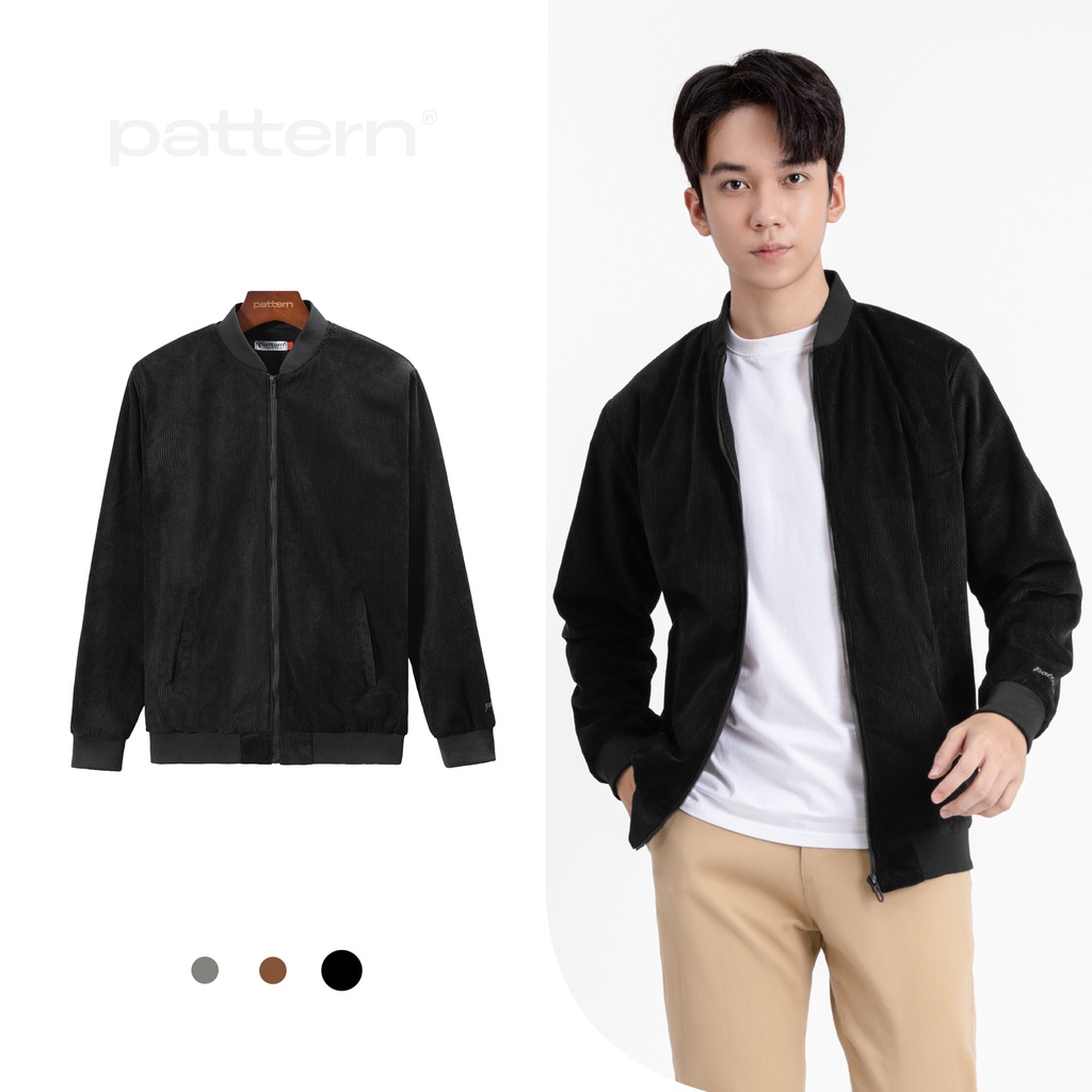 [Mã FATREND2810 giảm đến 30k tối đa 99k] Áo khoác bomber nhung tăm PATTERN PK006