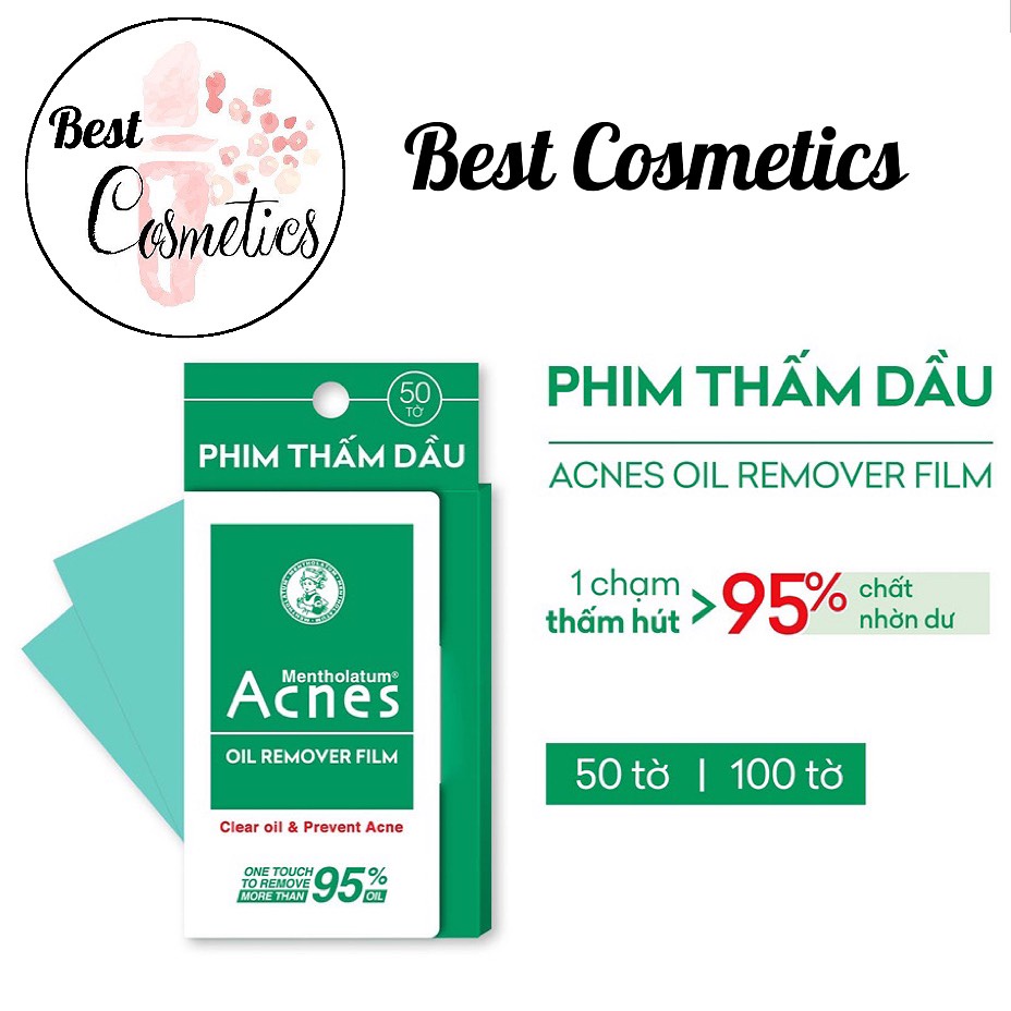 PHIM THẤM DẦU ACNES (Film 50 tờ)