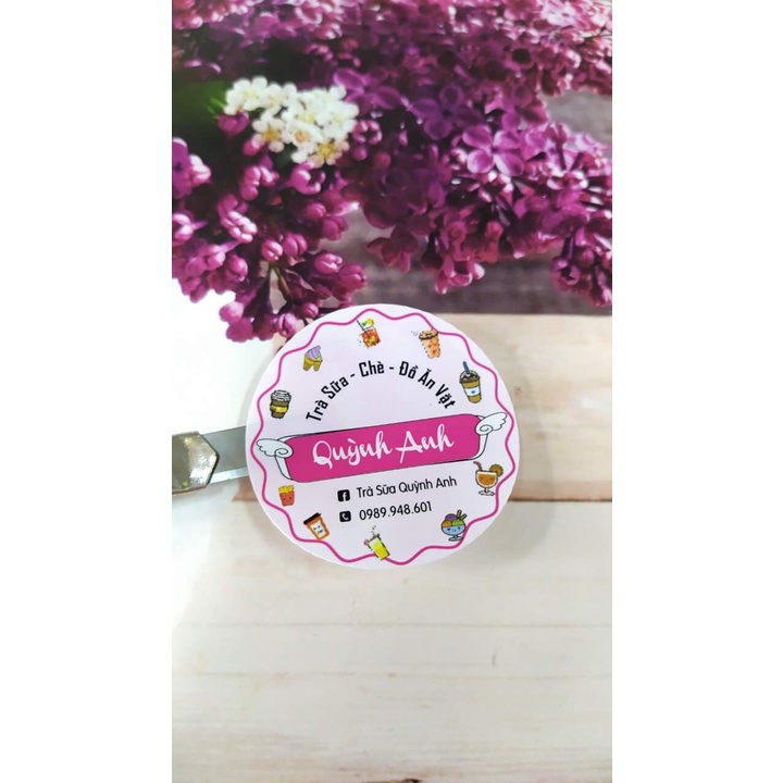 In tem nhãn giấy, sticker, decan thiết kế theo yêu cầu