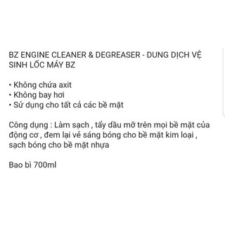 DUNG DỊCH RỬA LỐC MÁY