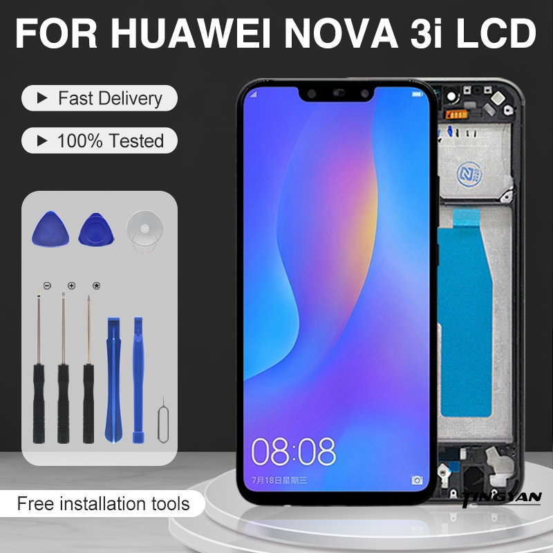 Màn Hình Cảm Ứng Lcd 6.3 Inch P Smart Plus Kèm Phụ Kiện Cho Huawei Nova 3i
