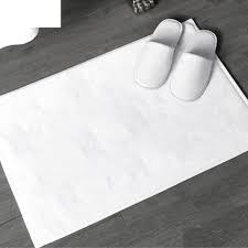 Khăn Thảm lau chân 45x65 cm 260g màu trắng và màu