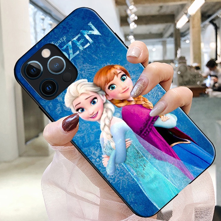 Ốp Điện Thoại Silicon Dẻo Họa Tiết Hoạt Hình Frozen Elsa Cho iPhone 7 8 7 + 8 + 6 + 6S + XR XS Max 5 5s EDC45