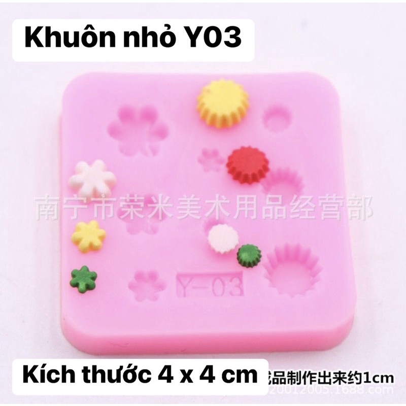 Khuôn silicone làm bánh đất sét mini, khuôn cupcake ốc quế