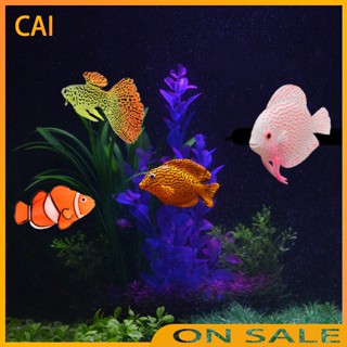 Cá Phát Sáng Nhân Tạo Có Cốc Hút Dùng Trang Trí Bể Cá