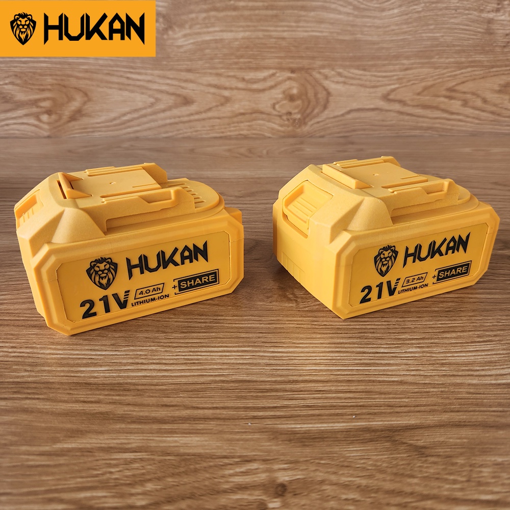 Pin Hukan 5 cell, 10 cell, 15 cell 4 Mosfed chống cháy, chống va đập chân pin phổ thông cho máy khoan bulon