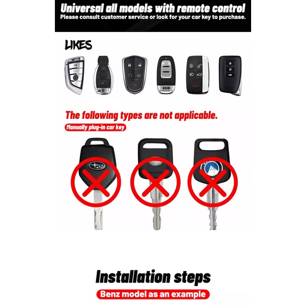 Chìa Khóa LCD Thông Minh Thay Thế Cho BMW Audi Benz Volkswagen Buick Toyota Land Rover Hyundai