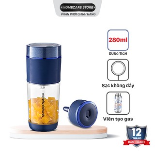 Máy Xay Sinh Tố Mini Cầm Tay 300mL GEVI Sạc USB, máy ép trái cây công suất 50W nhỏ gọn, tiện lợi
