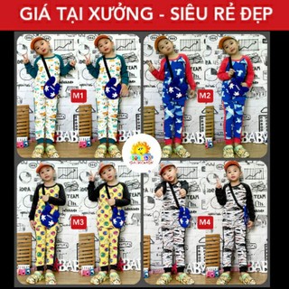 🔥TẬN GỐC🔥20-40kg  BBD14 BỘ QUẦN ÁO TAY DÀI BÉ TRAI SIZE ĐẠI CHẤT BORIP COTTON  XUẤT DƯ 20KG - 38KG
