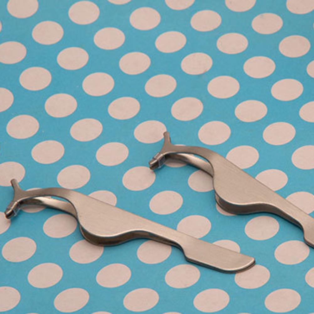 Nhíp Gắn Mi Giả Bằng Thép Không Gỉ Tiện Dụng