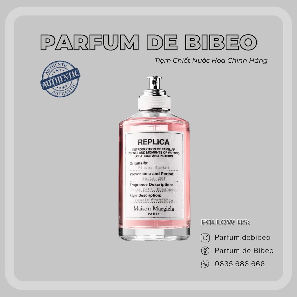 Parfum de Bibeo - Nước hoa thử Rep Flower Market
