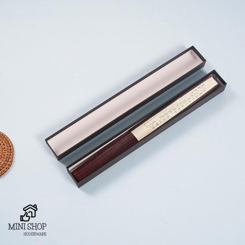 Hộp Đựng Làm Qùa Quạt Cổ Trang Trung Quốc Xếp Cầm Tay