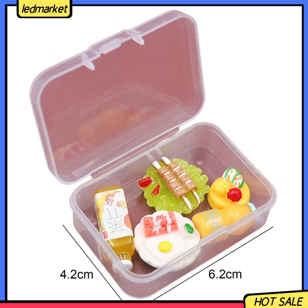 Bộ 5 Mô Hình Bình Bánh Quy / Thức Ăn Độc Đáo Dễ Phối Đồ Trang Trí Nhà Búp Bê