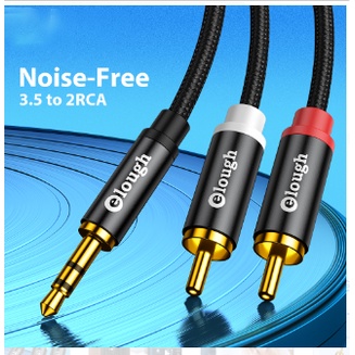 Cáp ChuyểN ĐổI Âm Thanh RCA 3.5 Sang RCA 3.5mm Sang 2RCA Cho TV / PC