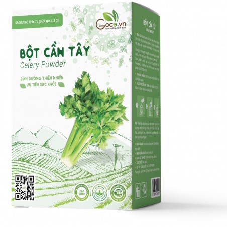 Bột cần tây nguyên chất Goce – 72g (24 gói x 3g)