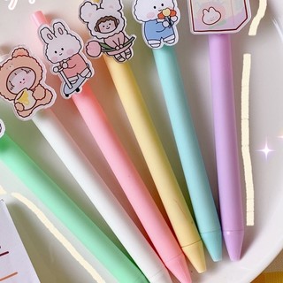 Bút bi kiểu dáng đơn giản màu Pastel│ Nhựa abs / khác icon