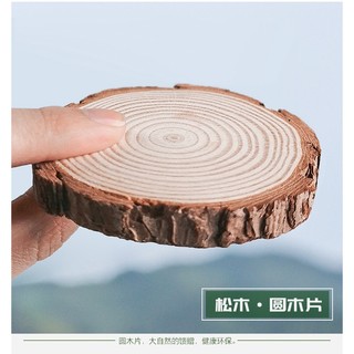 Đế gỗ tự nhiên dùng để nến thơm