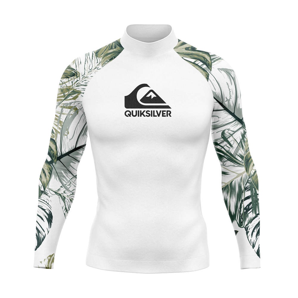 Áo Thun Quiksilver Tay Dài Chống Tia UV Khi Đi Bơi / Lướt Sóng / Lướt Sóng Cho Nam