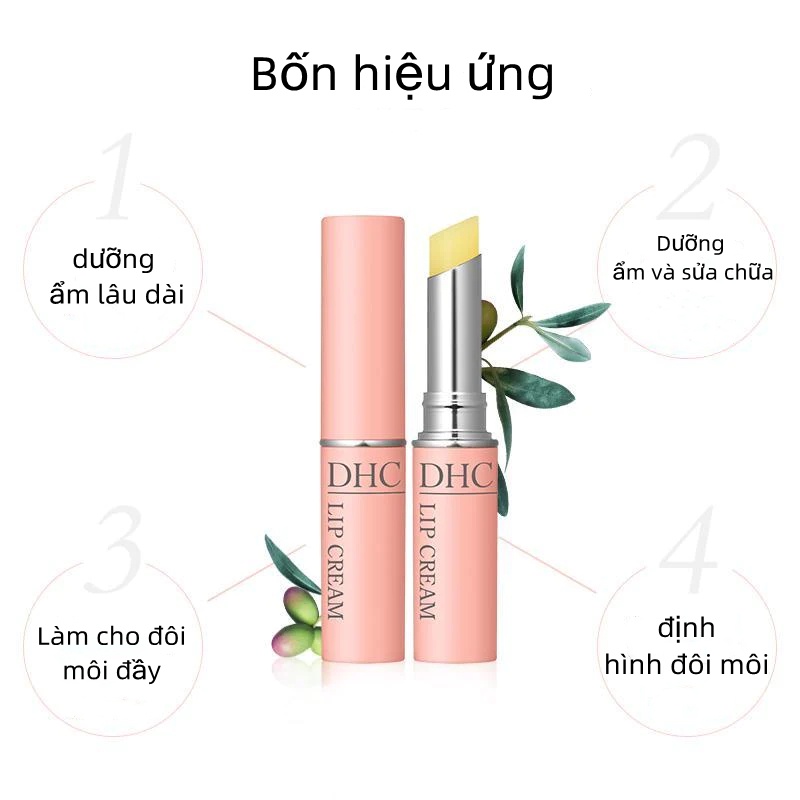 Son Dưỡng Môi DHC 1.5g - Bản Không Màu, Làm Mềm, Giảm Thâm, Hồng Môi