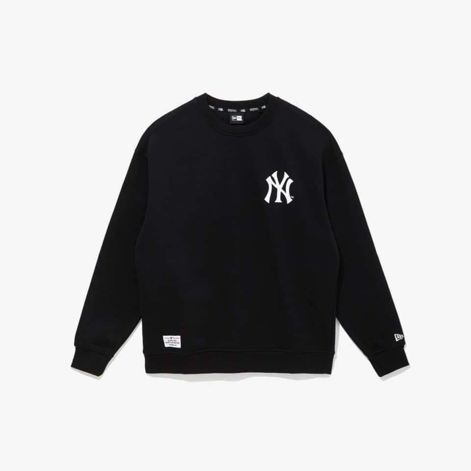 Áo Sweater New Era x MLB chính hãng, logo NY Biglogo, Unisex, Cổ tròn, Tay dài, Chất lượng, Phong cá