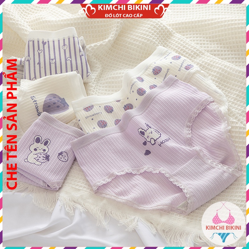 quần trong nữ cotton vải mềm cao cấp KIMCHIBIKINI quần nót nữ dễ Thương mềm mại thoáng mát siêu đẹp QL031