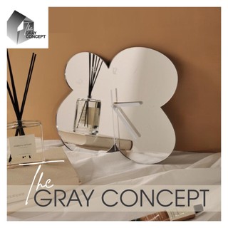 Đồng hồ treo tường hoa gương THE GRAY CONCEPT - Đồng hồ decor để bàn tráng gương phong cách scandinavian.