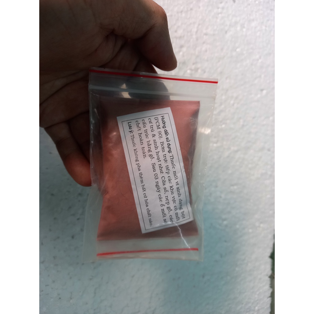 Diệt mối tận gốc dạng bột , rắc trực tiếp vào ổ mối, mối chúa ở công trình