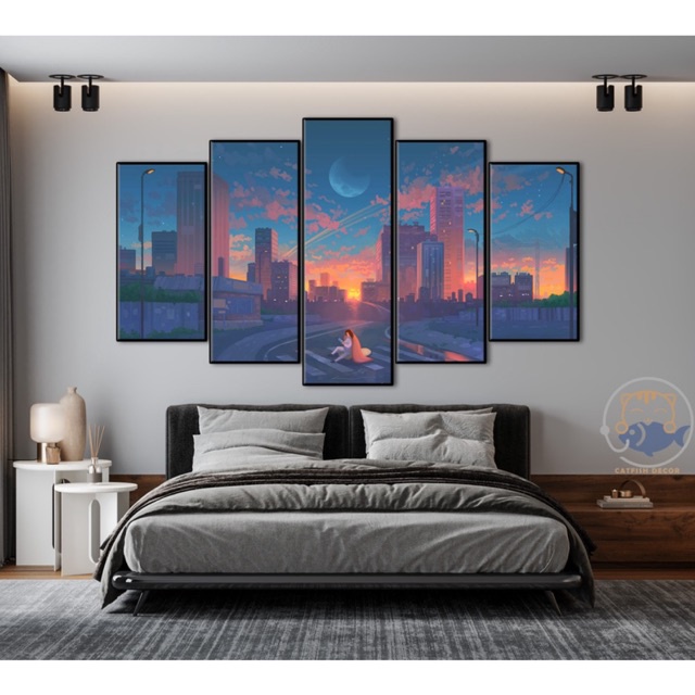 Tranh dán tường LANDSCAPE - Phong Cảnh - Digital Art - bộ 10