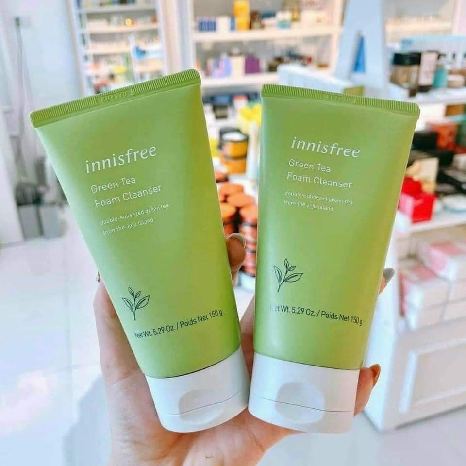 Sữa Rửa Mặt Chiết Xuất Từ Trà Xanh Innisfree Green Tea Foam Cleanser 150g