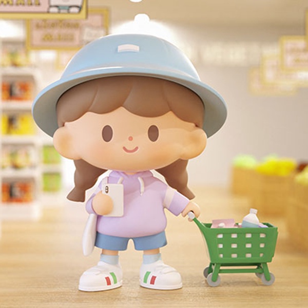 ★Hgtoys★  Búp Bê Trang Trí Cửa Hàng Zhuodawang Series Có Hộp Quà Tặng Trang Trí Thời Thượng