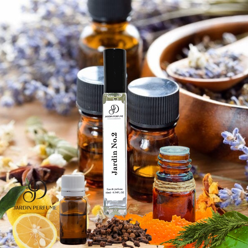 Nước hoa unisex JARDIN NO.2 tươi mát trẻ trung sang trọng thơm lâu 10ml | Body Mist Unisex By JARDIN PERFUME