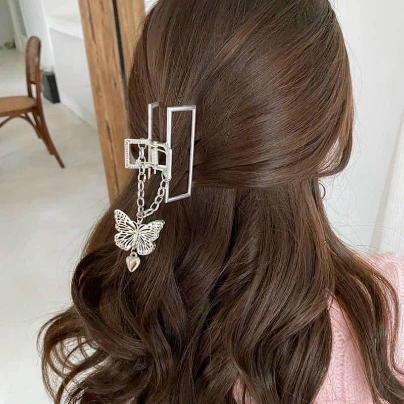 Kẹp Tóc Càng Cua Hình Bướm Dễ Thương Thời Trang Hàn Quốc